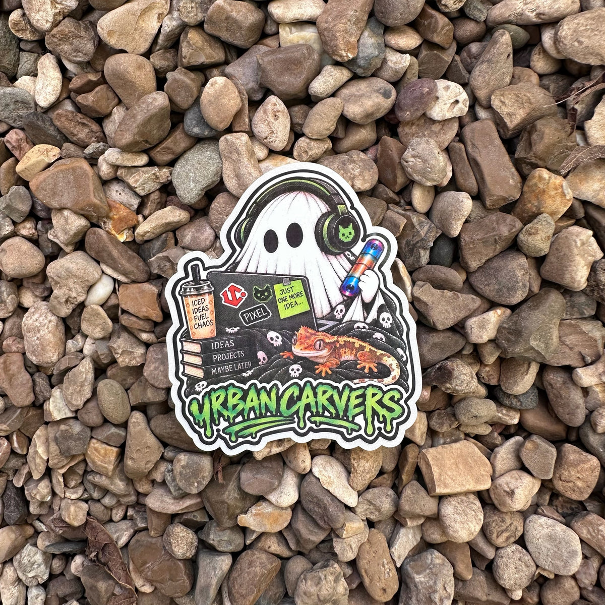 Ghost UC 9 Pack Stickers