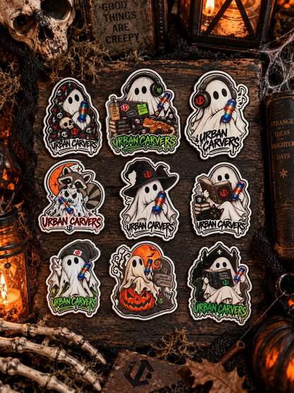 Ghost UC 9 Pack Stickers