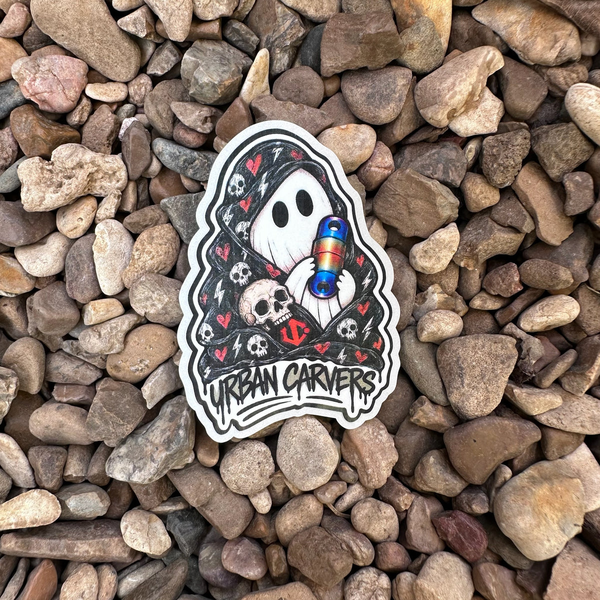 Ghost UC 9 Pack Stickers