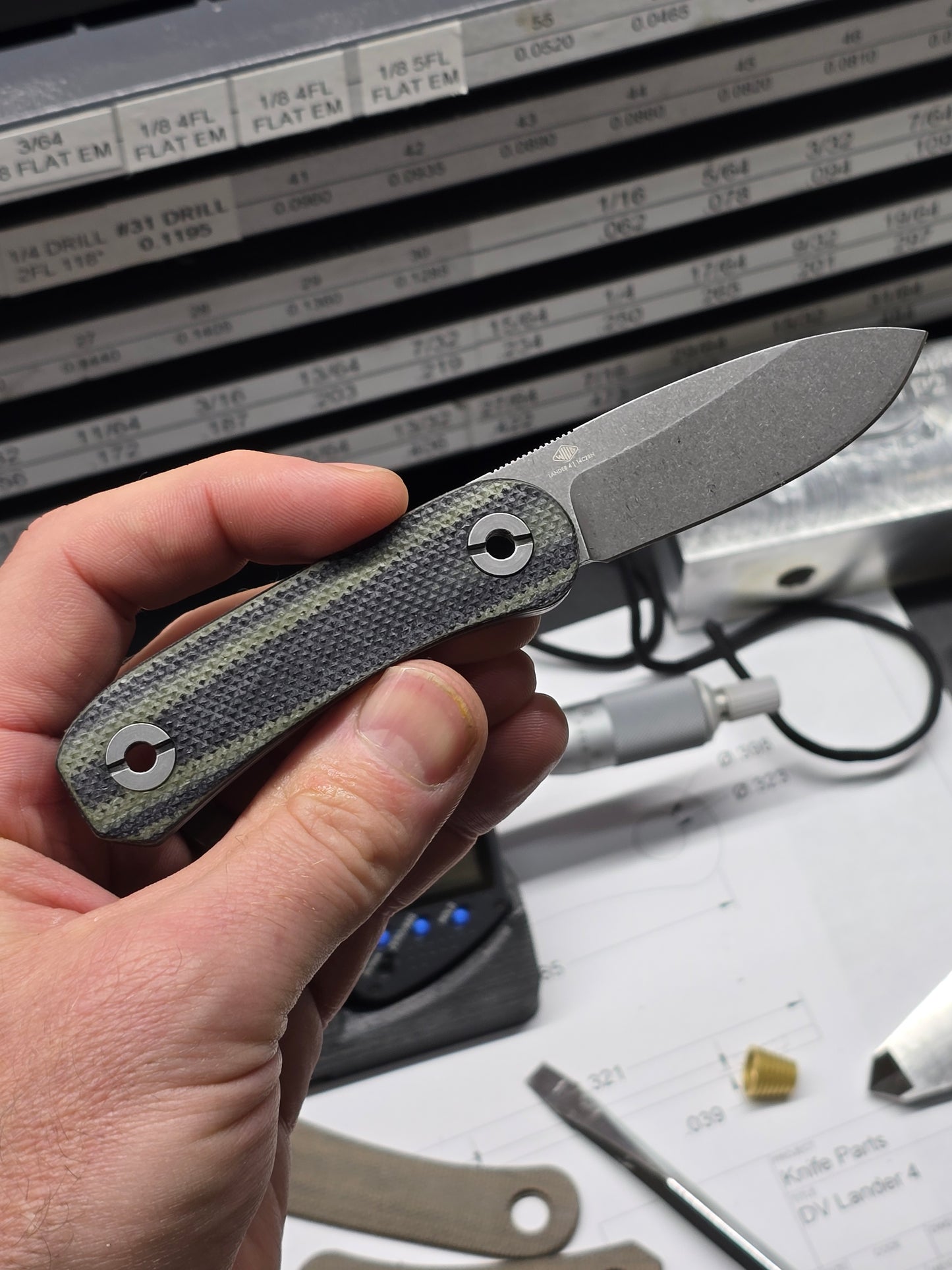 Lander 4 Knife Parts